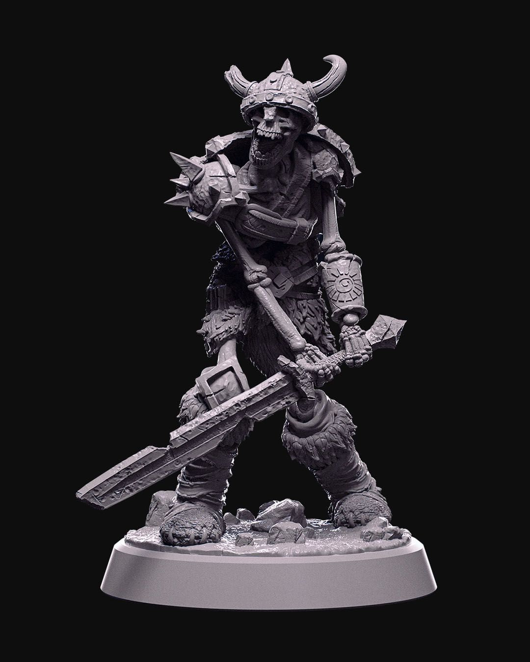 Skeleton Warrior | Medium (1in)