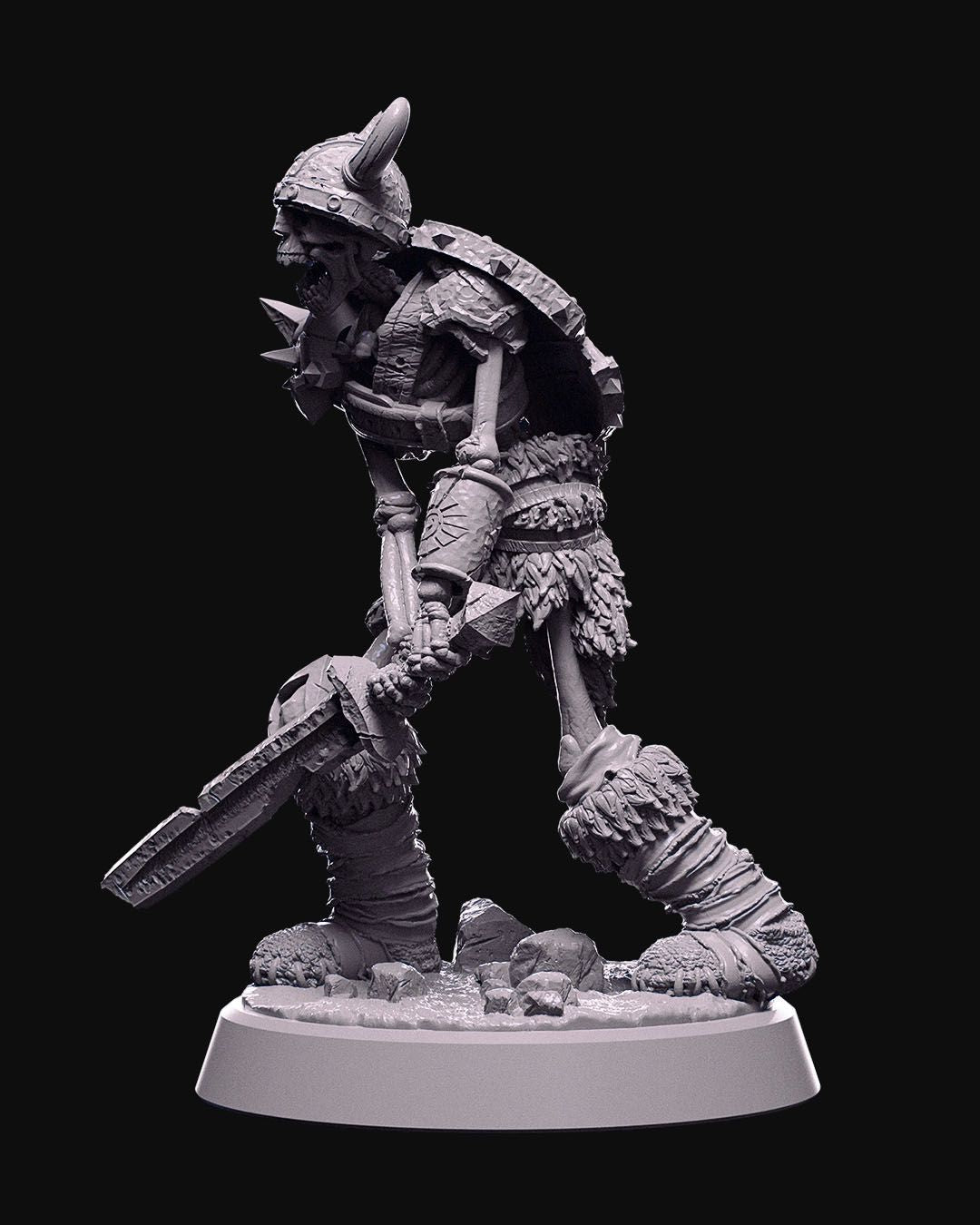 Skeleton Warrior | Medium (1in)