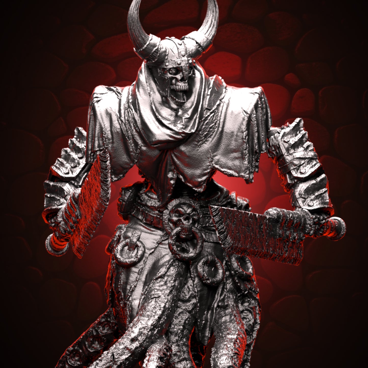 Twisted Skeleton Knight - Dual Cleavers - Cover