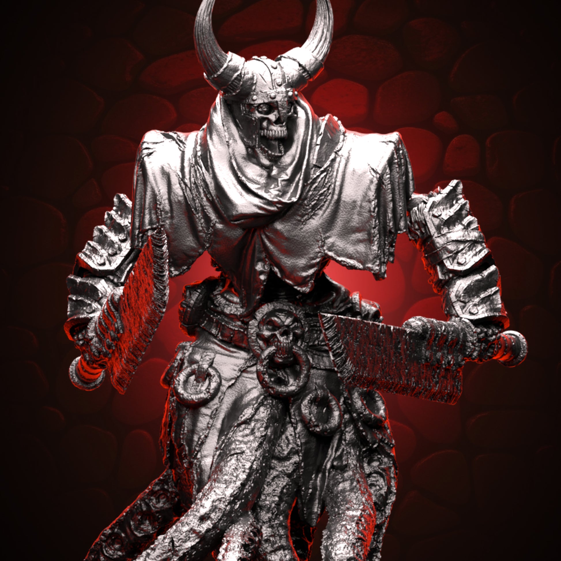 Twisted Skeleton Knight - Dual Cleavers - Cover
