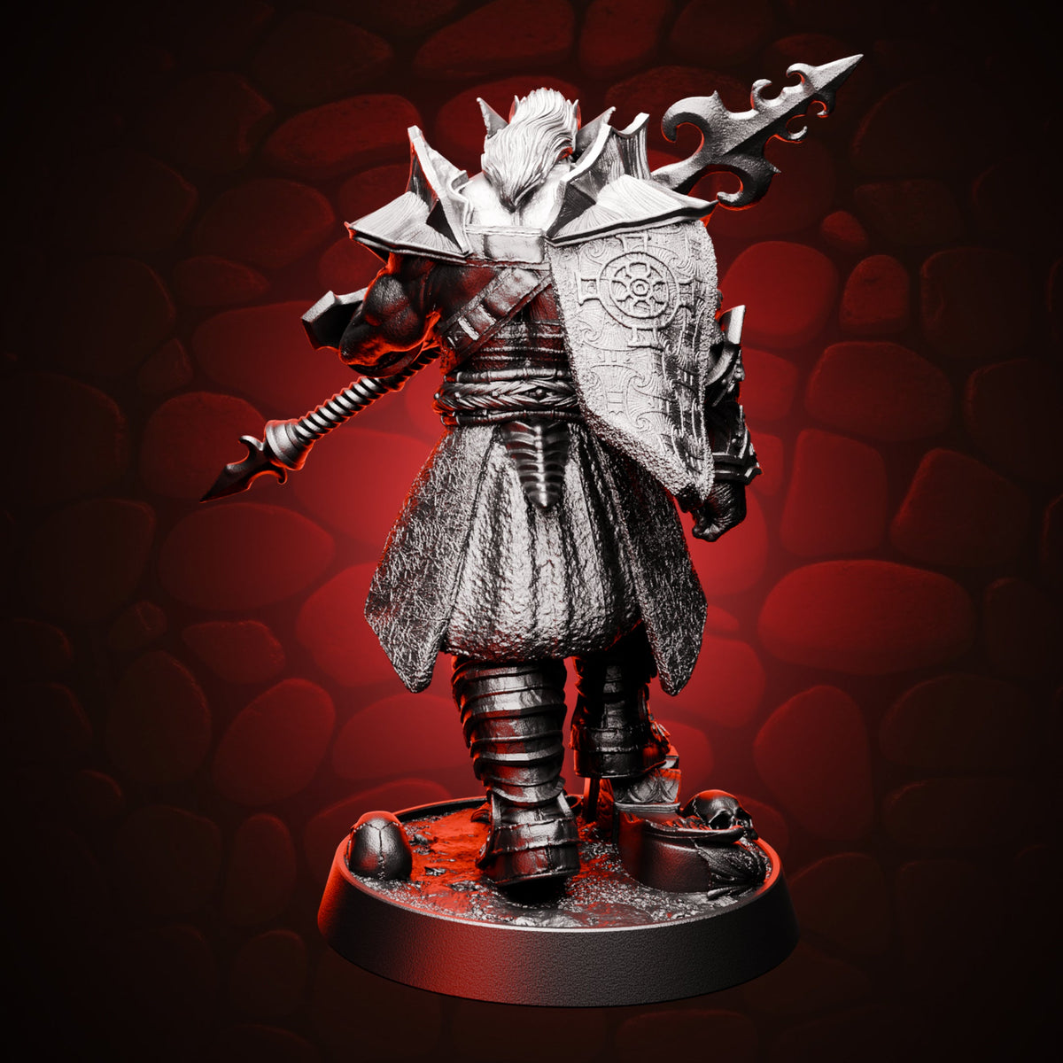 Vampire Armored Spear, rear view
