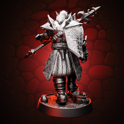 Vampire Armored Spear, rear view
