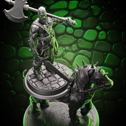 Armored War Horse | Rider-Compatible Mount