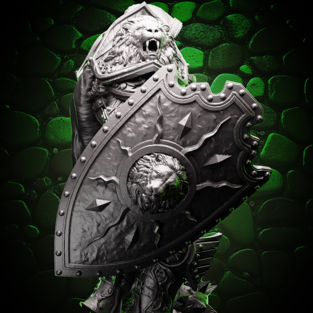 Warforged Paladin - Flail