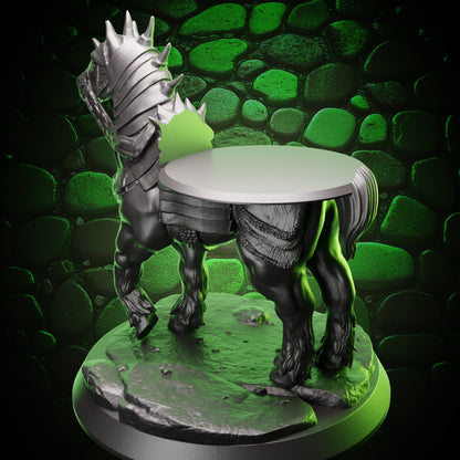 Armored War Horse | Rider-Compatible Mount