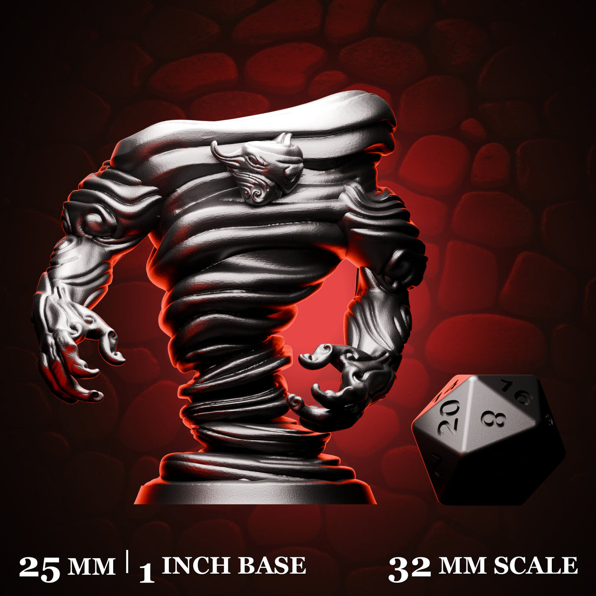 Wind Elemental Brute d20