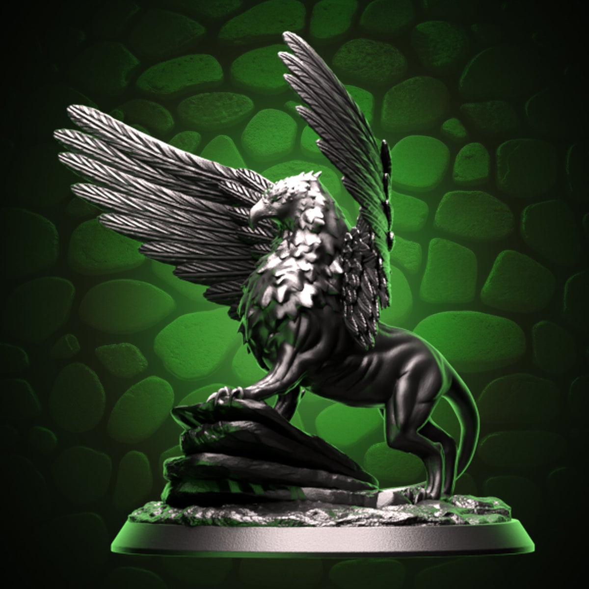 Young Gryphon, left view