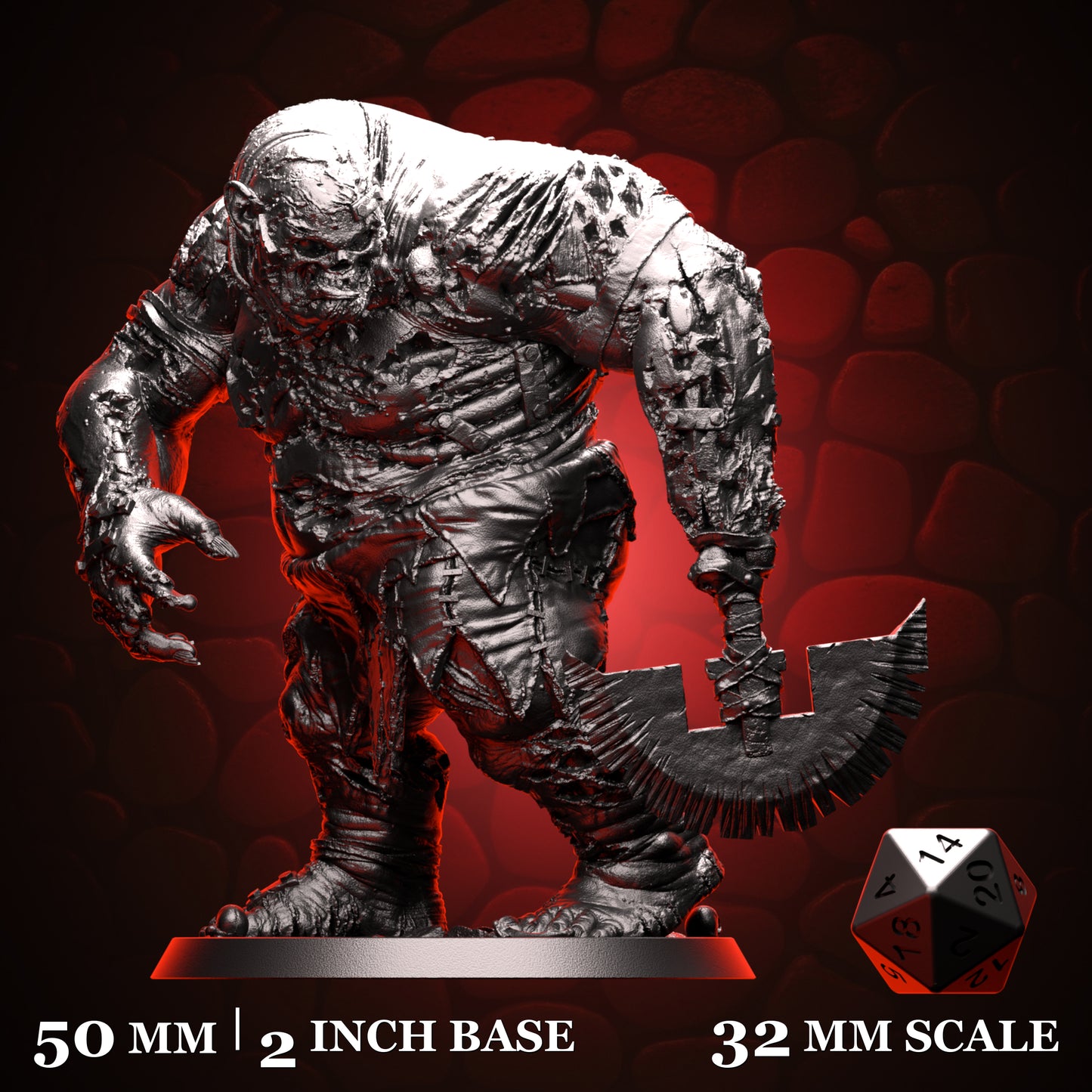 Zombie Corpse Giant d20
