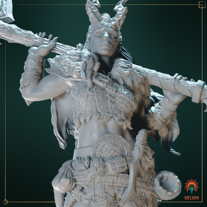 Female Tiefling Barbarian image 0
