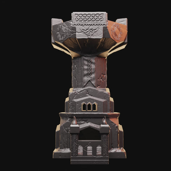 Dwarven Castle Dice Tower for TTRPG Rolls | Helios Tabletop