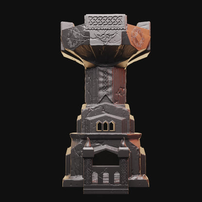 Dwarven Castle Dice Tower for TTRPG Rolls | Helios Tabletop