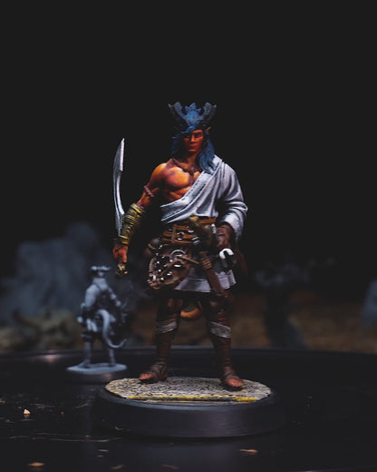 Tiefling Fighter | Blades | 5e