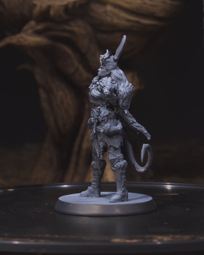Tiefling Barbarian | Axe | 5e